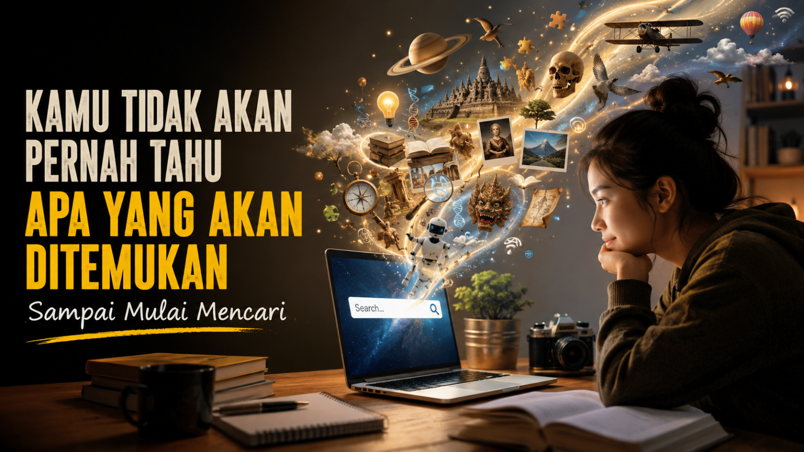 Discovering the Unknown Through Learning